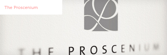 Proscenium logo and branding