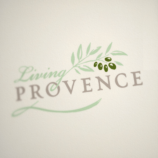 Living Provence logo and branding